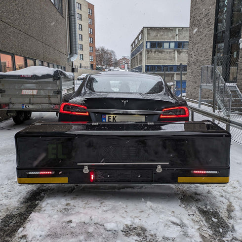 HS-XBOX - Glassfiber 190cm - Sort - Tesla - Model S 3 X Y - Elbilgrossisten